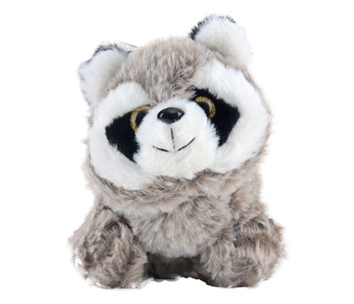 Plišana igračka krug Rakun, 18 cm, Siva