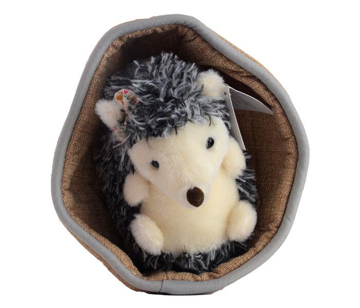 Plišana igračka Jež, 20 cm, Siva
