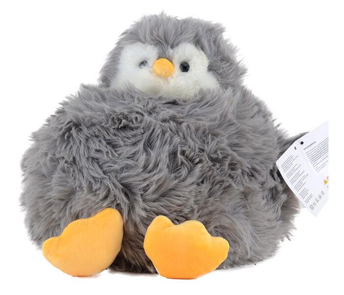 Plišana igračka Dugokosi pingvin, 35 cm, Siva