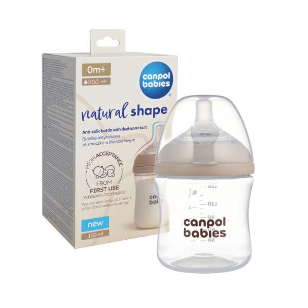 Canpol Babies Flašica za bebe Natural shape dual zone, 150ml