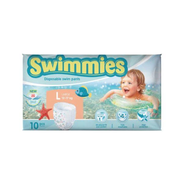 Swimmies Pelene za kupanje, 12-17 kg, 10 komada