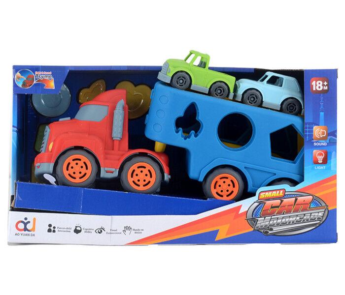 Igračka Kamion prikolica sa autima sa svjetlom i muzikom