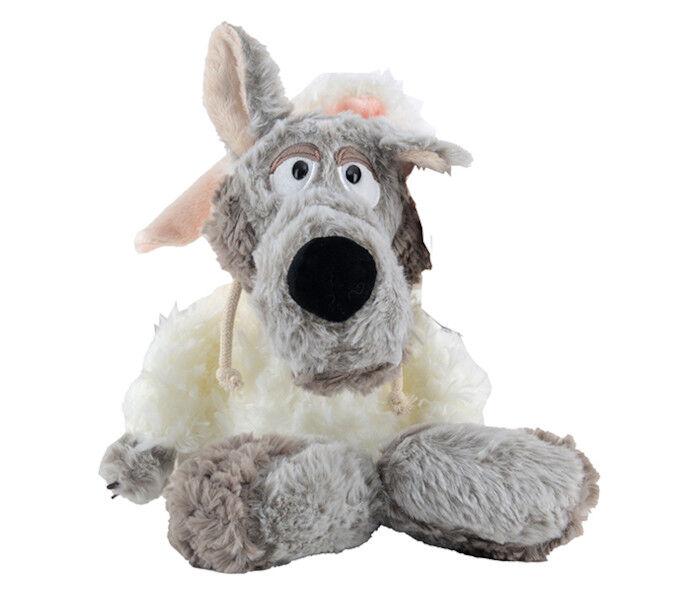 Plišana igračka Vuk, 35 cm, Siva