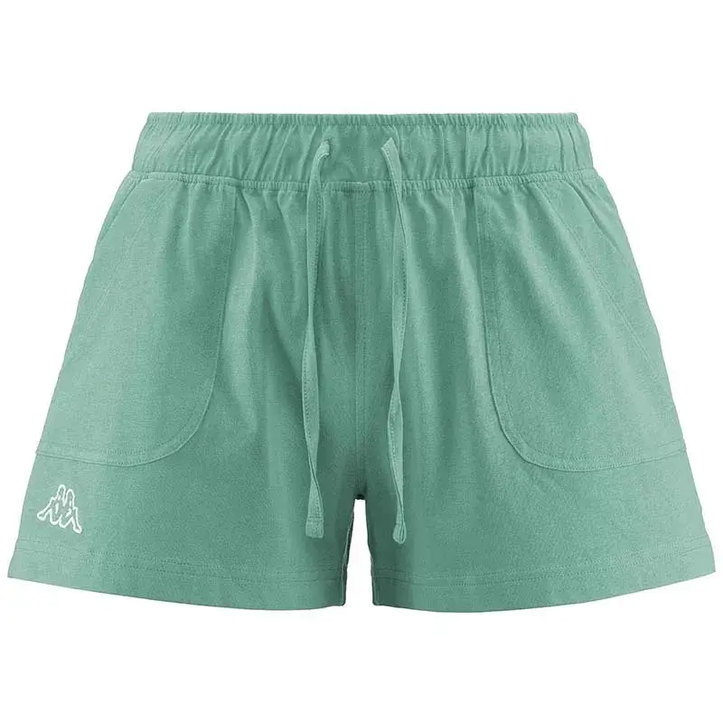 Ženske kratke hlače Kappa s Caber logotipom, svijetlo zelene