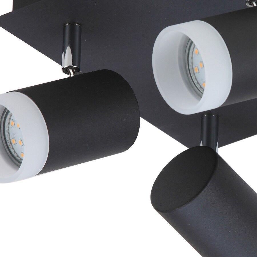 MASS-light Spot lampa Leipzig ML-22035-04 kvadratna crna