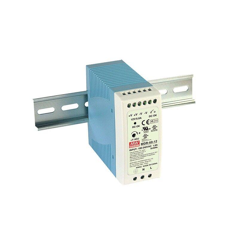 Mean Well MW napajanje za DIN letvu MDR-60W-12V