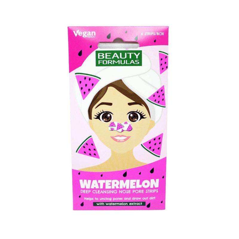 Beauty Formulas Nose Pore Strips - Trakice Za Pore - Watermelon 6 kom