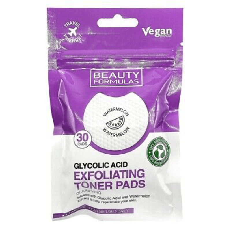 Beauty Formulas Toner Pads - Tonirani Jastučići Za Područje Oko Očiju - Glycolid 30kom