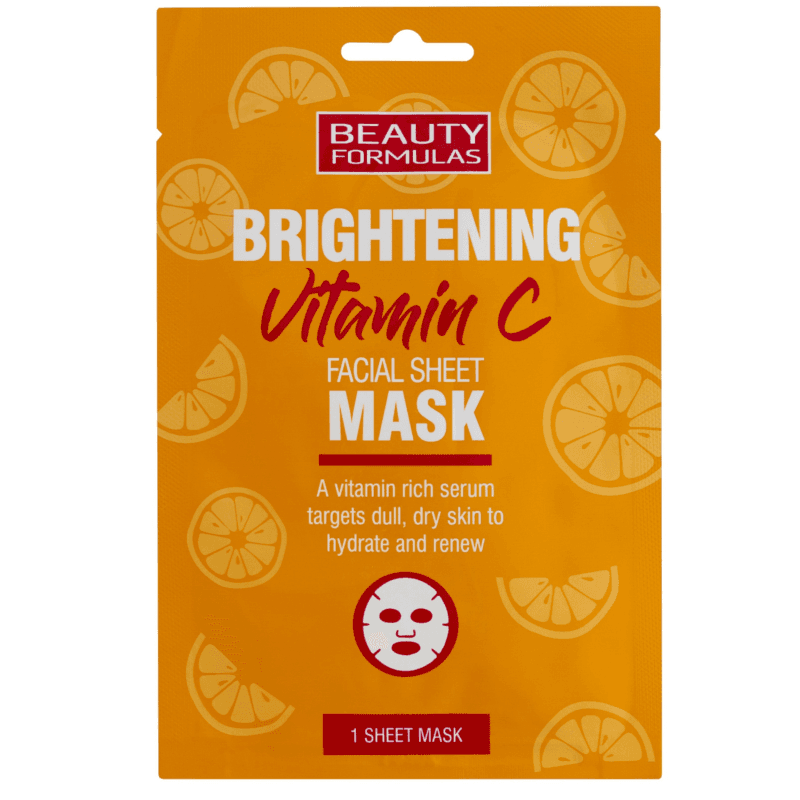 Beauty Formulas Brightening Vitamin C Sheet Maska Za Lice