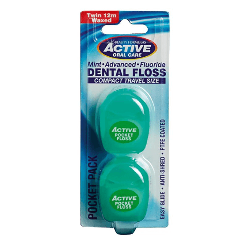 Beauty Formulas FLOSS MINT + FLUORIDE Konac za zube 2x12m