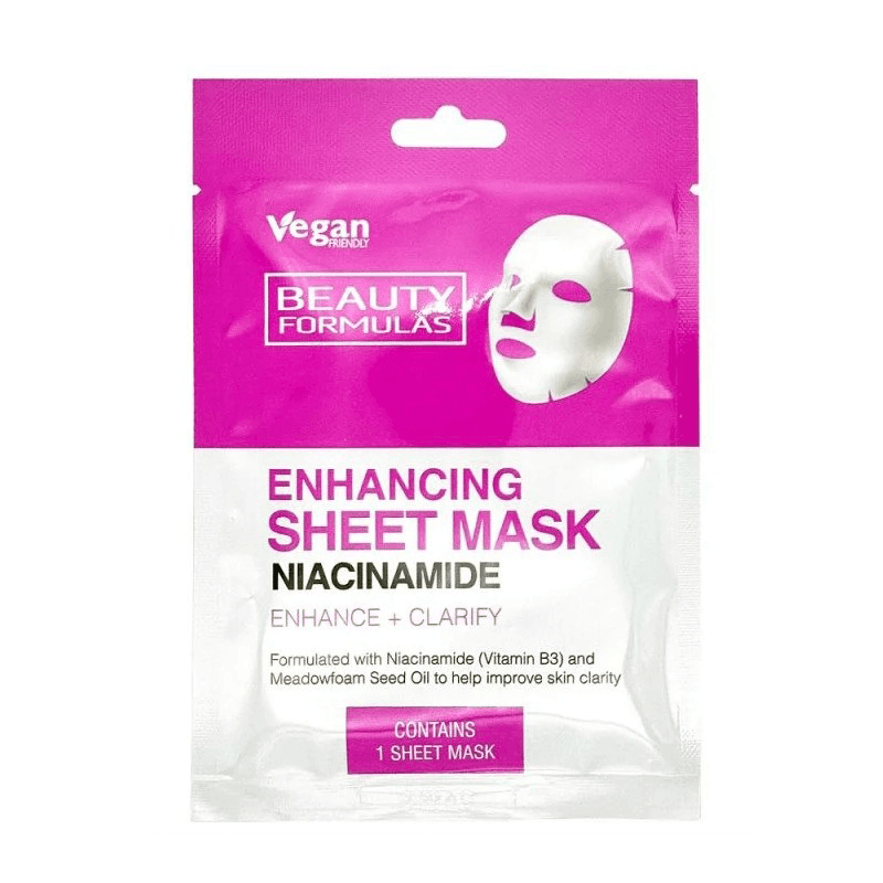 Beauty Formulas Sheet Mask- Maska Za Lice Sa Niacimidom