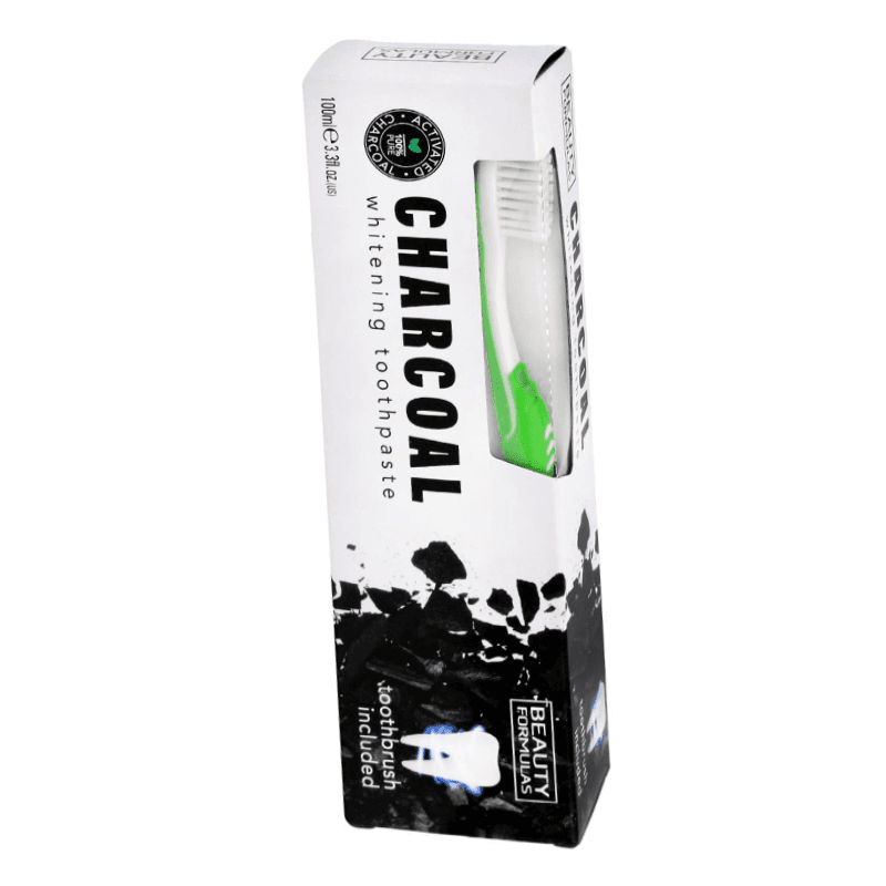 Beauty Formulas Pasta za zube sa aktivnim ugljem   + Četkica 125ml