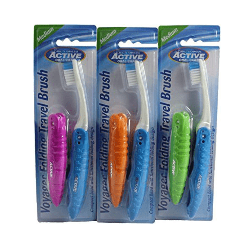 Beauty Formulas FOLDING TRAVEL, Sklopiva  četkica za zube 2kom