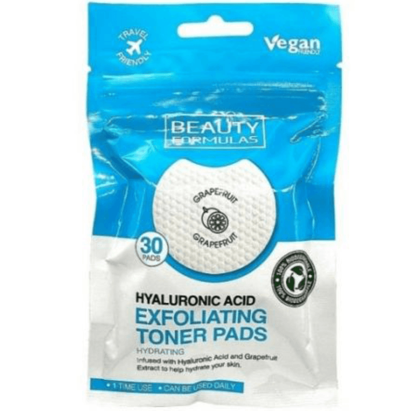 Beauty Formulas Toner Pads - Tonirani Jastučići Za Područje Oko Očiju - Hyaluronic 30kom