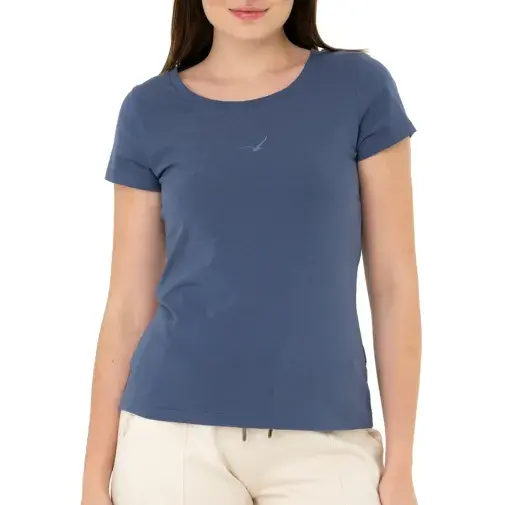 Ženska majica kratkih rukava "Eastbound", boja Viola, bijela