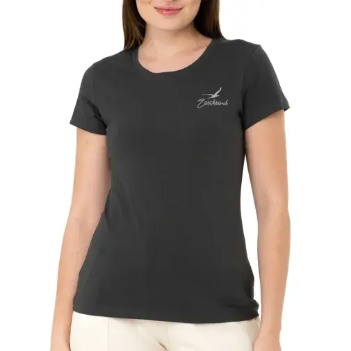 Ženska majica kratkih rukava "Eastbound Berta", siva