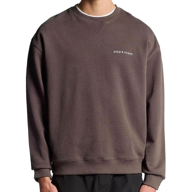Lyle And Scott Muški duks Panelled Hybrid, Braon