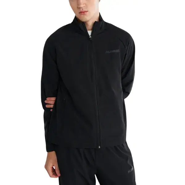 Hummel muški duks HMLBARNET Zip Jacket, Crni