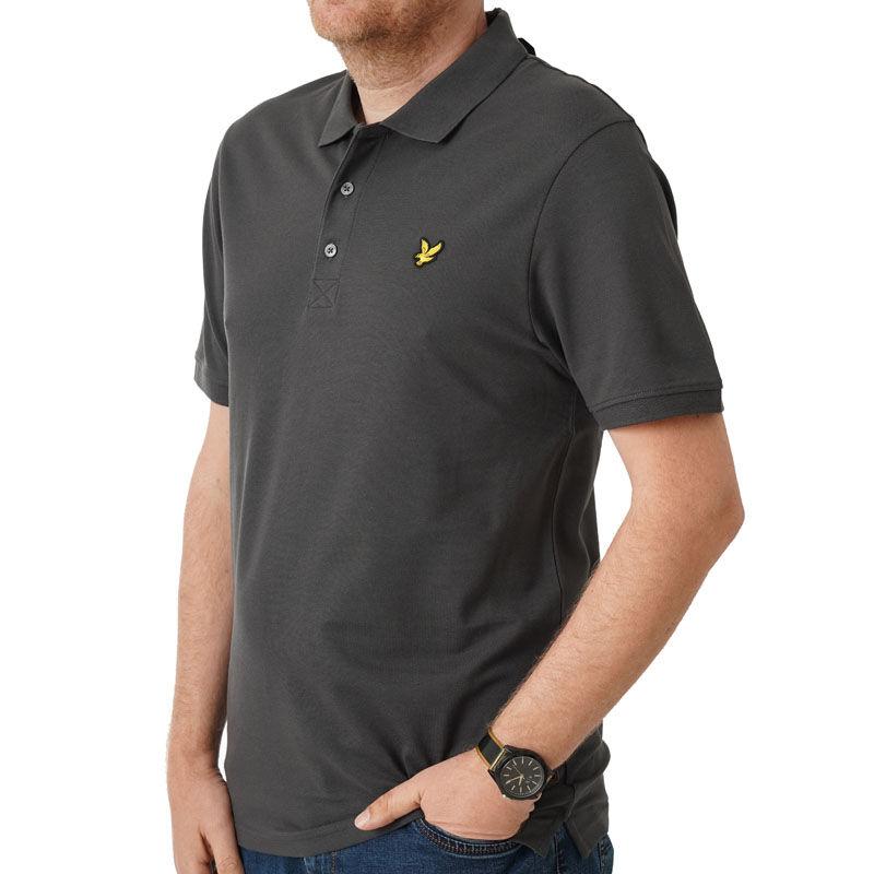 Lyle And Scott Muška majica Plain Polo, Tamnosiva