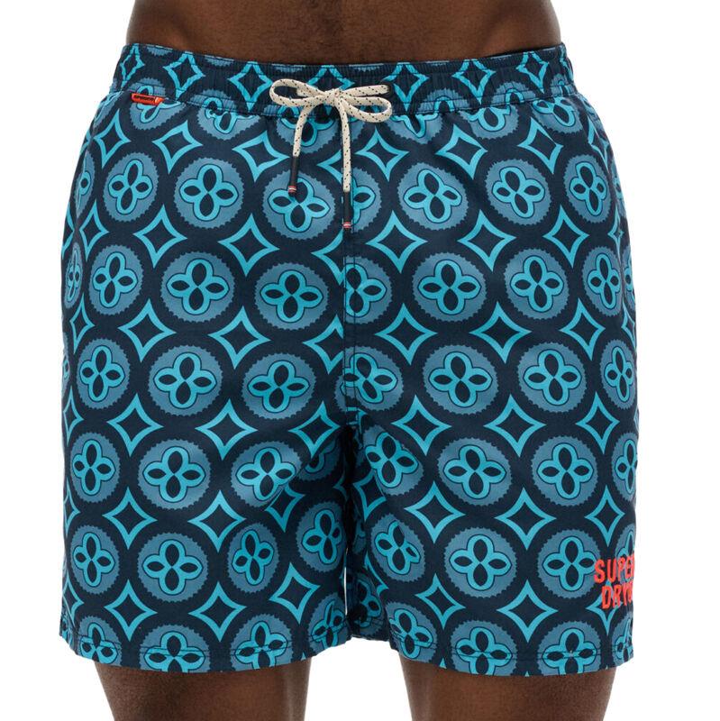 Superdry Muški šorc za kupanje Tile Print 17, Plavi