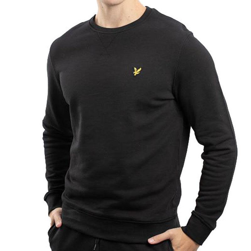 Lyle And Scott Muški duks Crew Neck, Crni
