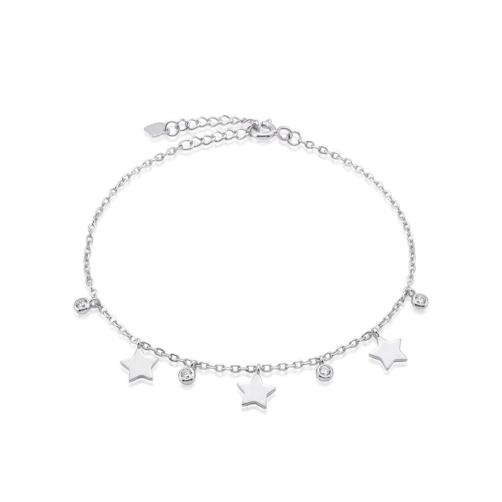 Srebrna ženska narukvica Stardust