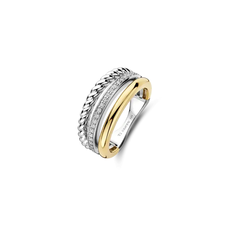 Ti Sento Srebrni ženski prsten 12385ZY