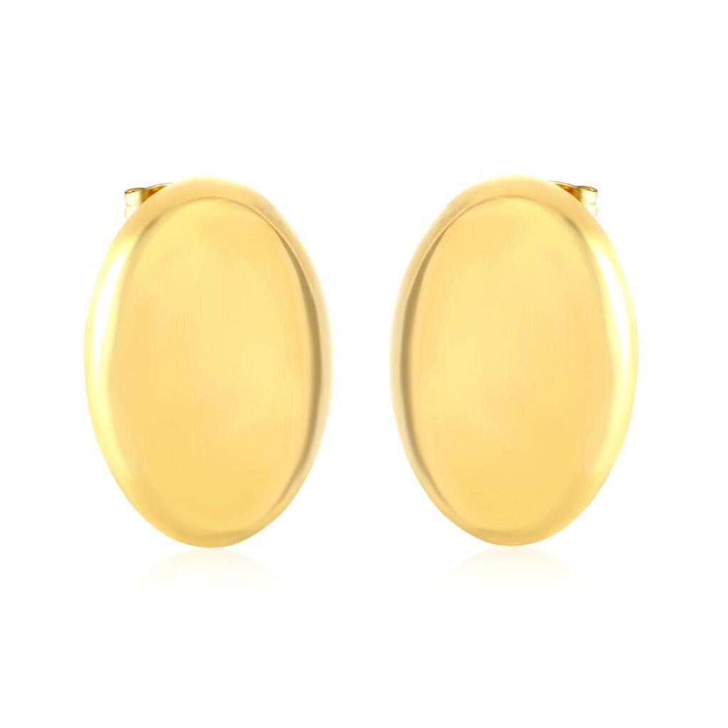 Ženske minđuše od nerđajućeg čelika Alkima 604, Zlatne boje