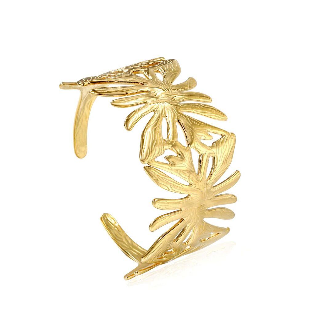 Ženska narukvica od nerđajućeg čelika Alkima 672, Zlatne boje