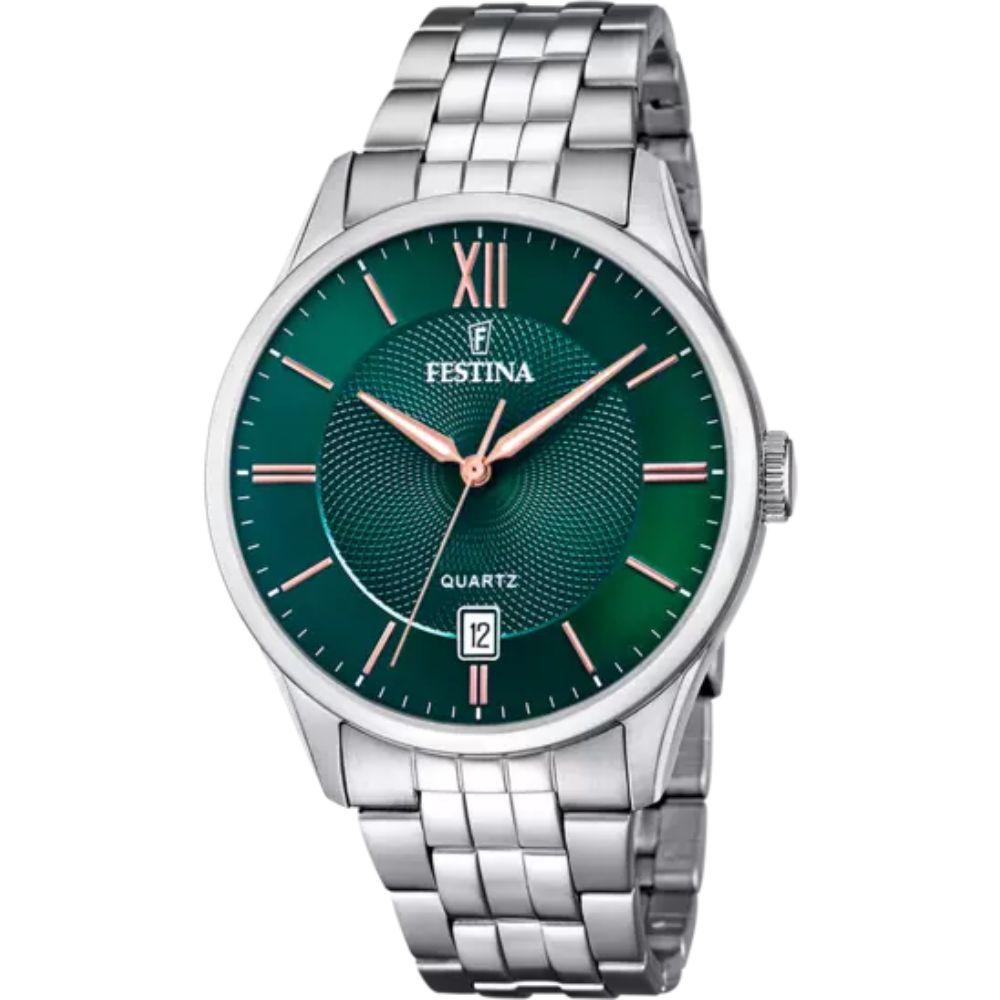 Festina Muški sat F20425/7, Srebrne boje