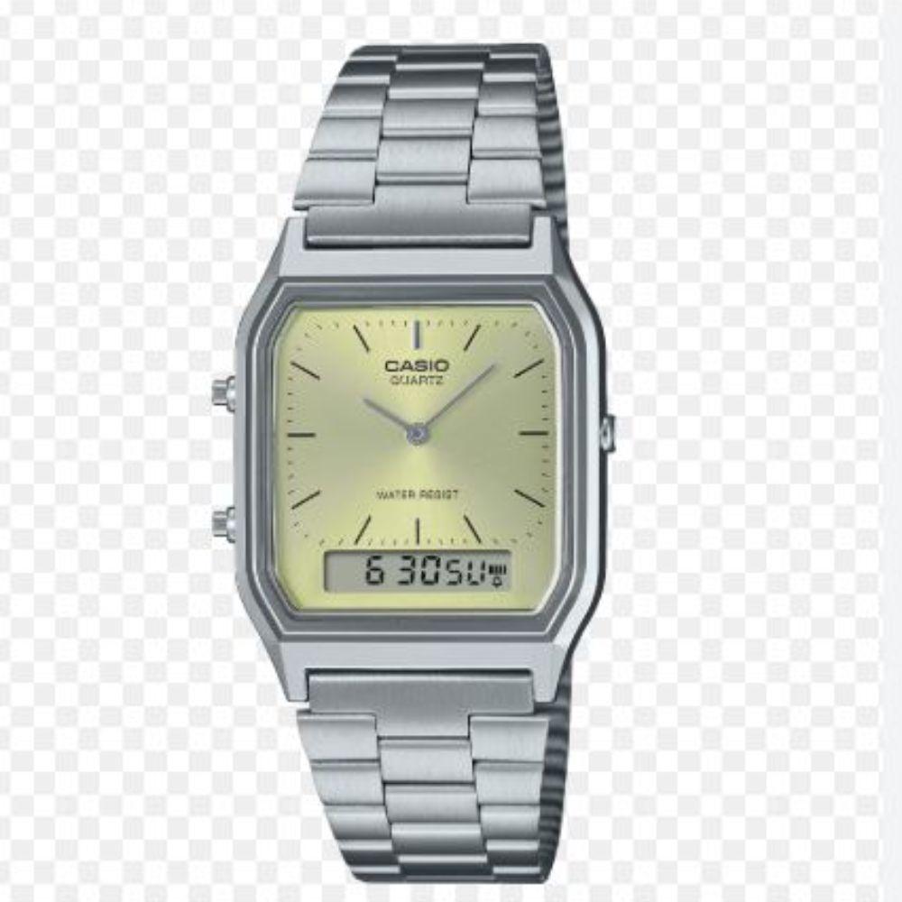 Casio Unisex sat AQ-230A-9AMQYES, Srebrne boje