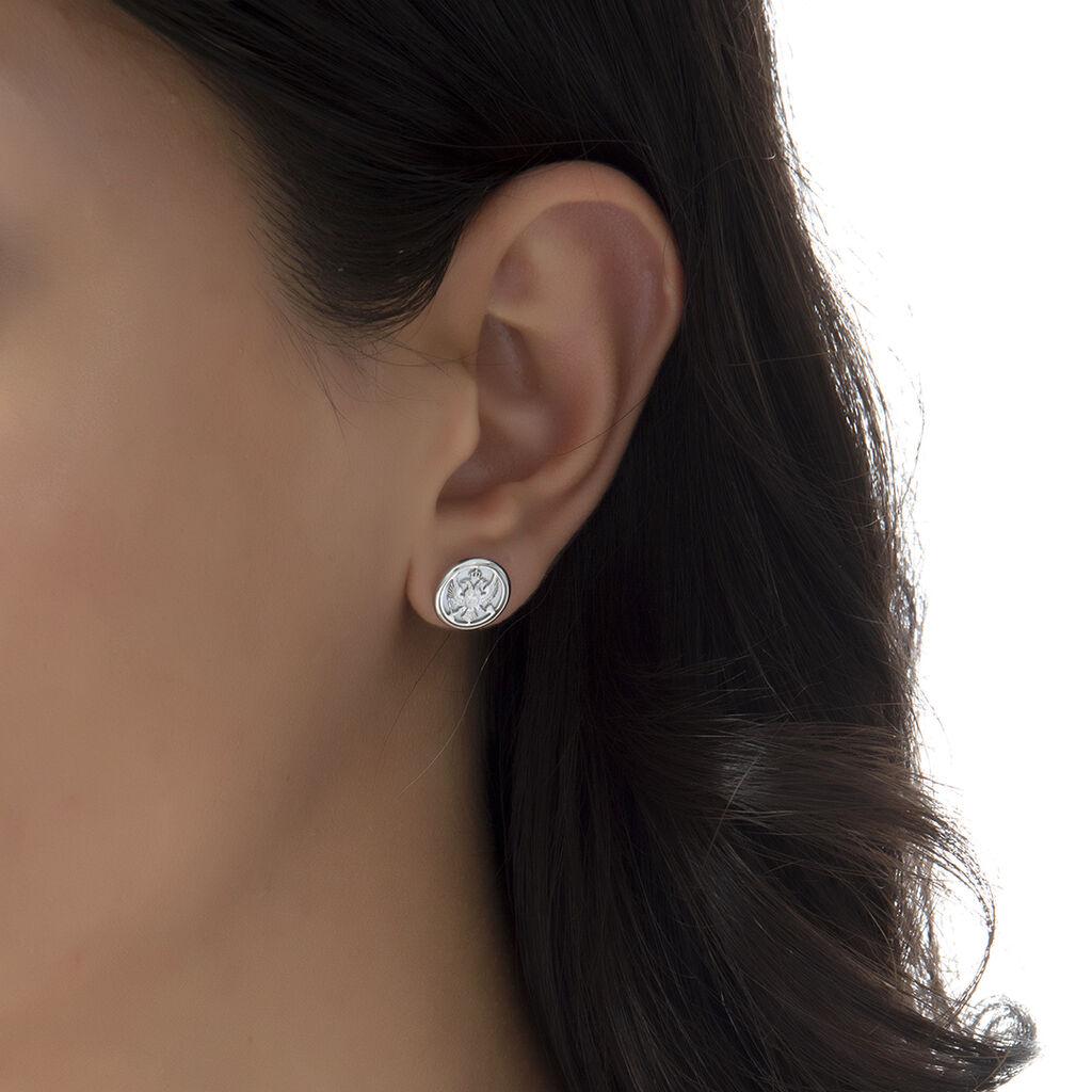 Ženske minđuše Coat of Arms of Montenegro, Srebrne