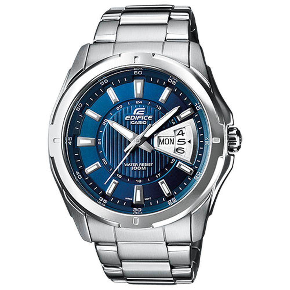 Casio Muški sat Edifice EF-129D-2AVEF, Srebrne boje