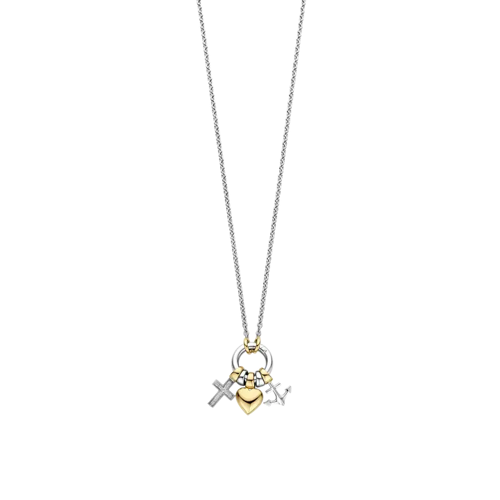 Ti Sento Srebrna ženska ogrlica 34115ZY