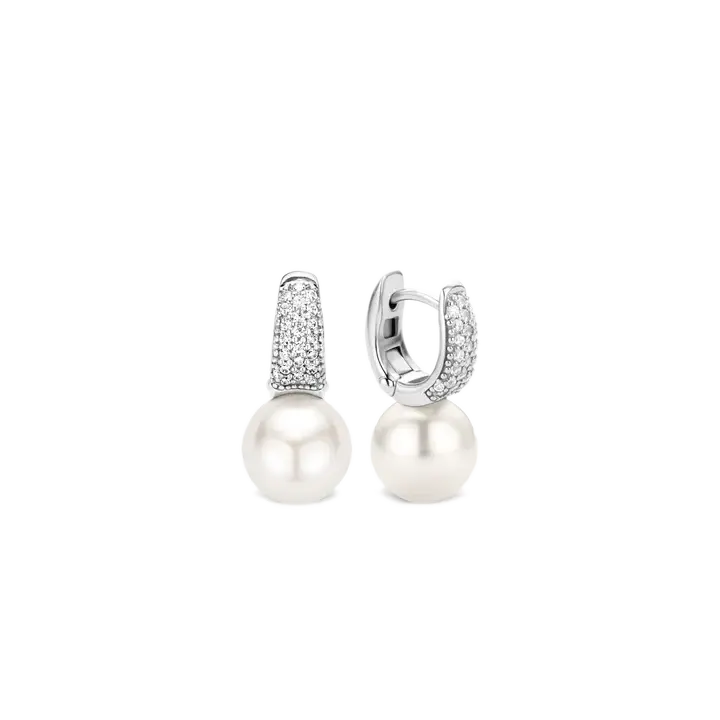 Ti Sento Ženske minđuše 7750PW, Srebrne