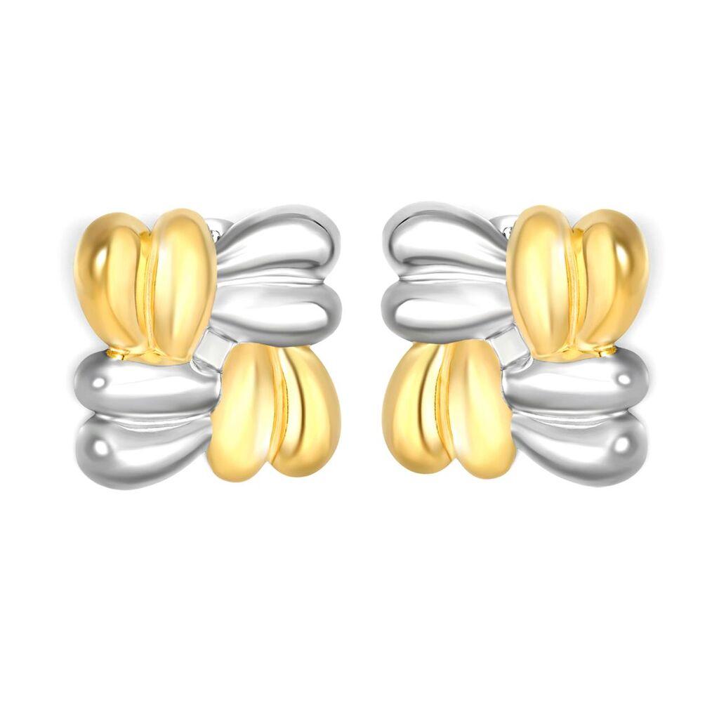 Ženske minđuše od nerđajućeg čelika Alkima 600, Zlatne boje