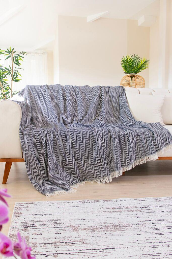 L'essentiel Maison deka tkana Cozy, 170x200cm, 320 gr/m², crna