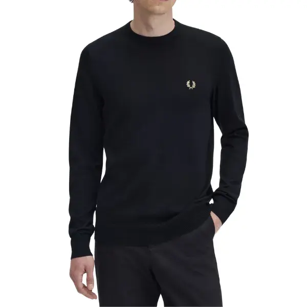 Fred Perry Muški duks, Crni