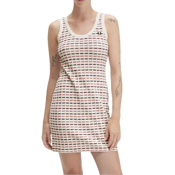 Fred Perry Ženska haljina Boucle, Bež