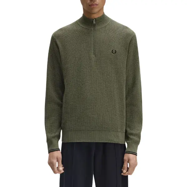 Fred Perry Muški džemper, Maslinasti