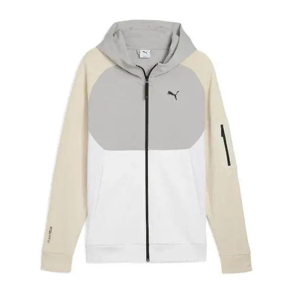 Puma Muški duks Tech Fz Hoodie, Bež