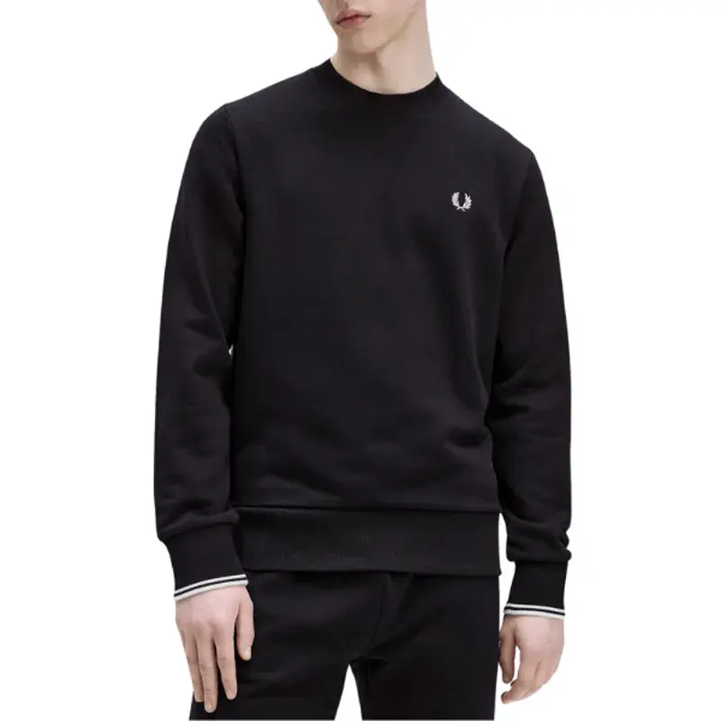 Fred Perry Muški duks, Crni