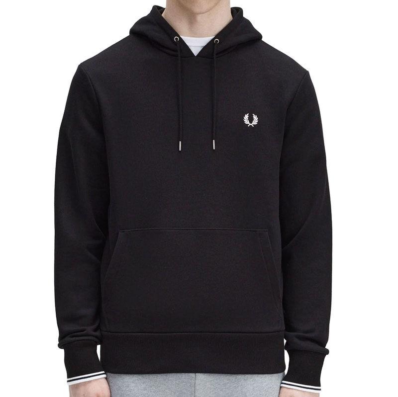 Fred Perry Muški duks, Crni