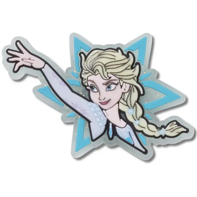 Crocs dekoracija Elsa Pahuljica, plava