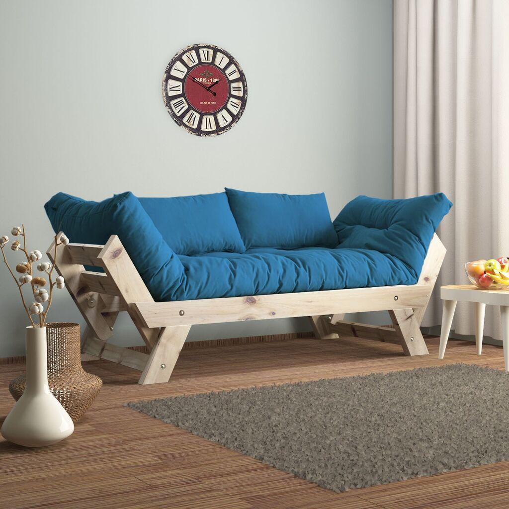 Hanah Home Garden dvosjed, prirodna i plava boja