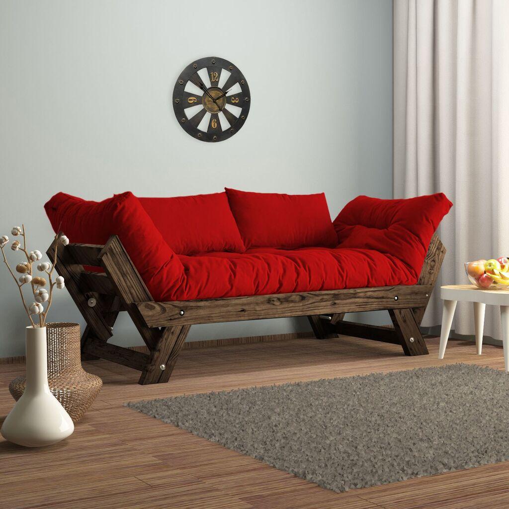 Hanah Home Garden dvosjed, boja oraha i crvena