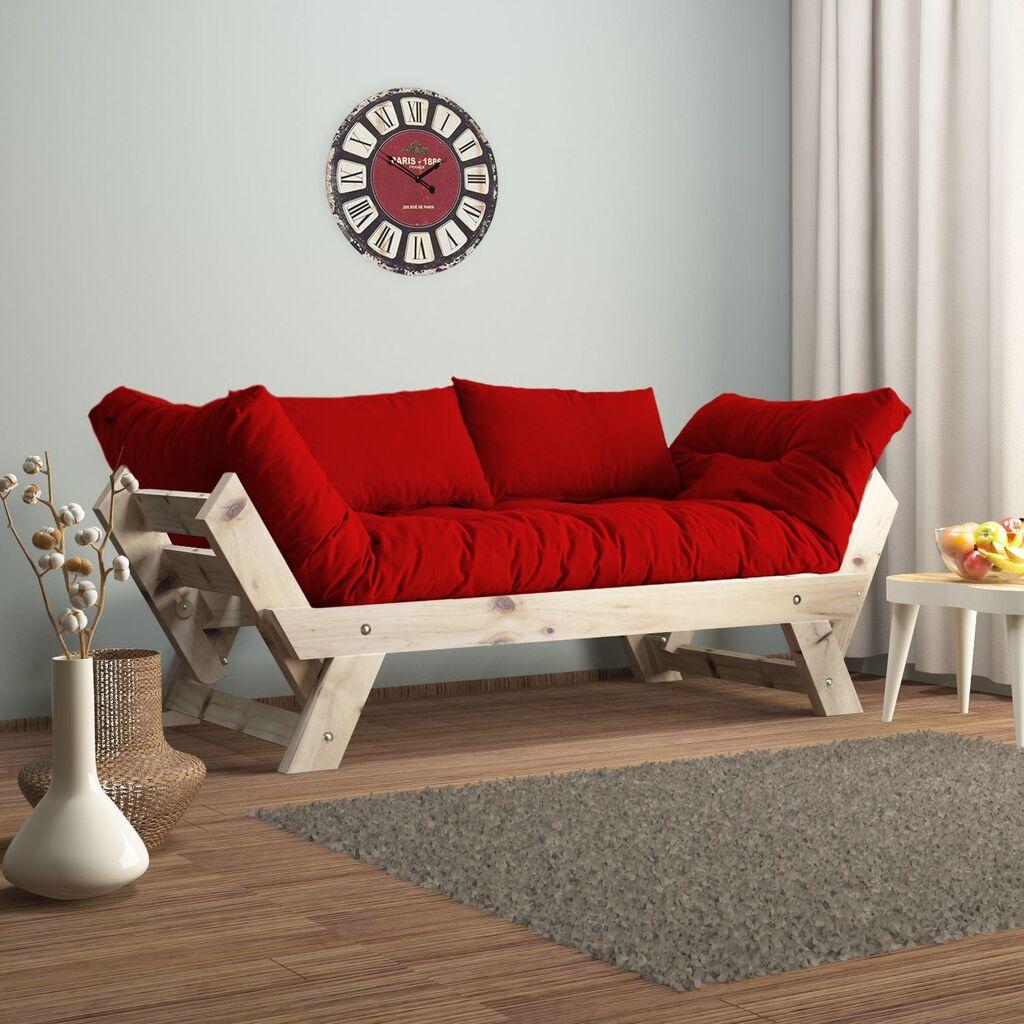 Hanah Home Garden dvosjed, prirodna i crvena