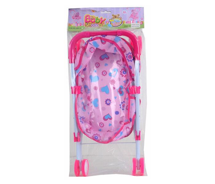 Igračka za djevojčice Kolica za lutke, Roze