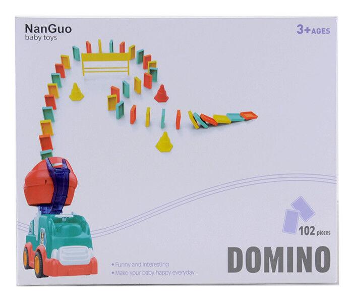 Igračka Kamion za postavljanje domina, Šarena