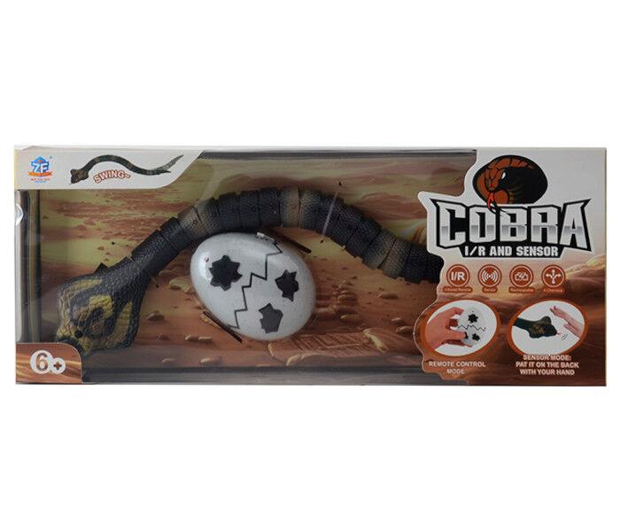 Igračka Zmija Kobra na daljinsko upralvjanje, Crna